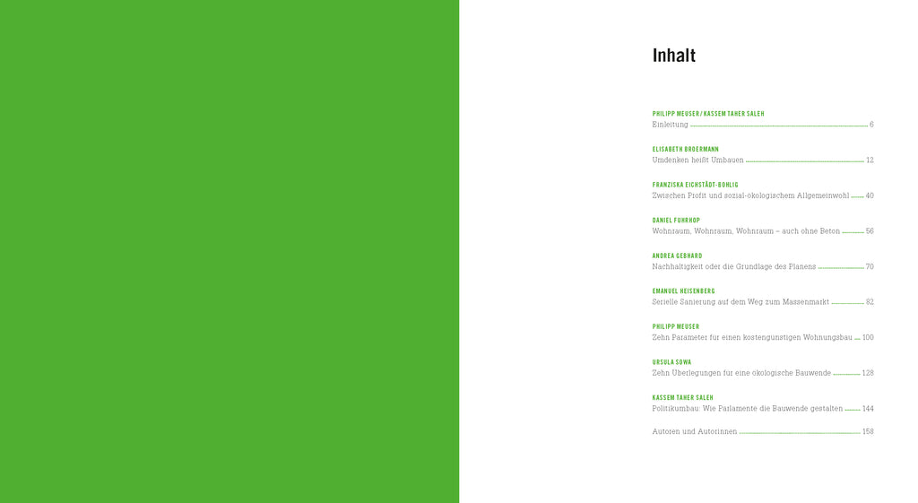 Baupolitik im Wandel