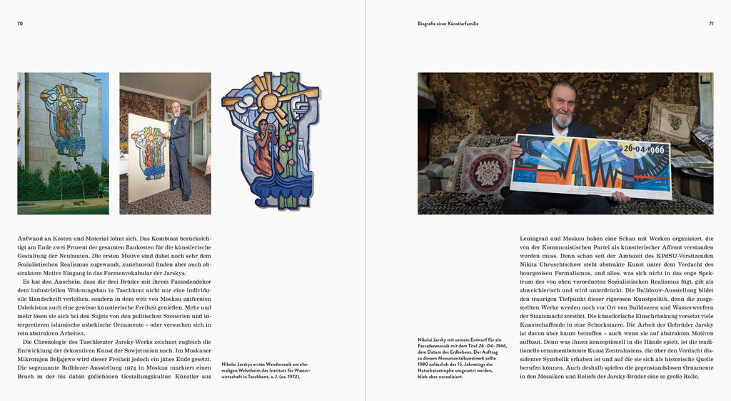 Fassadenkunst im Plattenbau