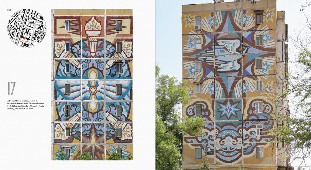 Fassadenkunst im Plattenbau