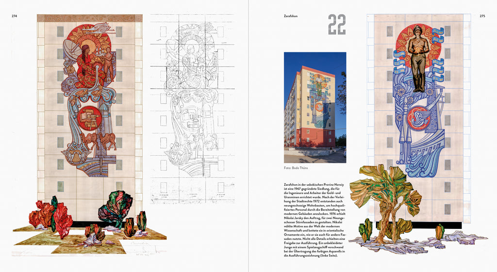 Fassadenkunst im Plattenbau