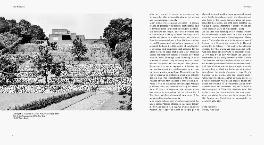 Ludwig Mies van der Rohe. Villa Wolf in Gubin