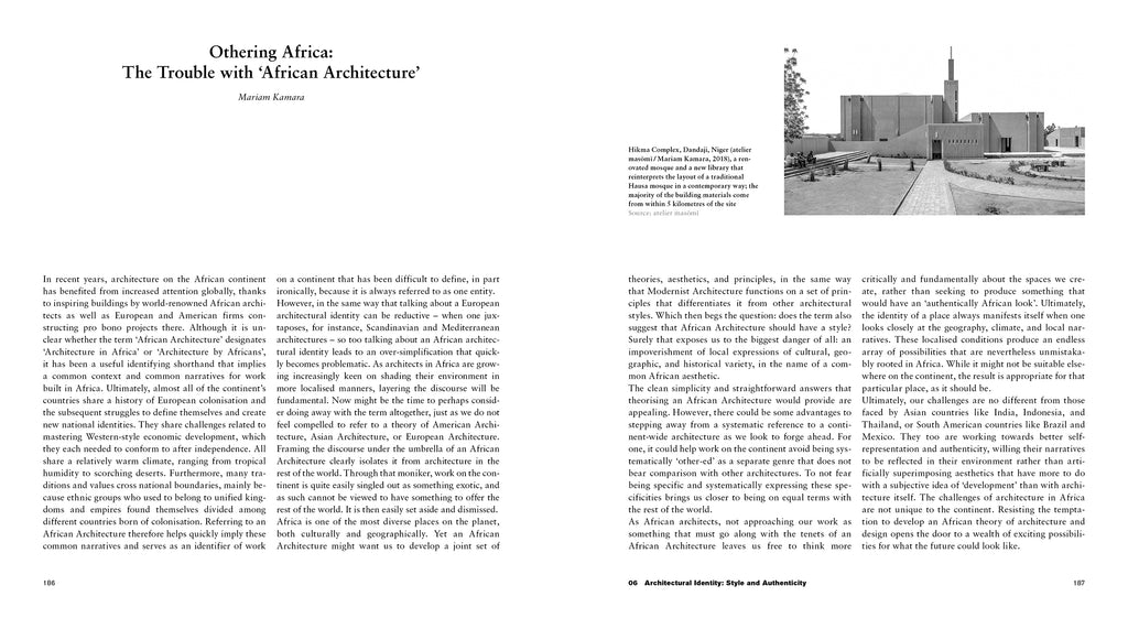 Theorising Architecture in Sub-Saharan Africa