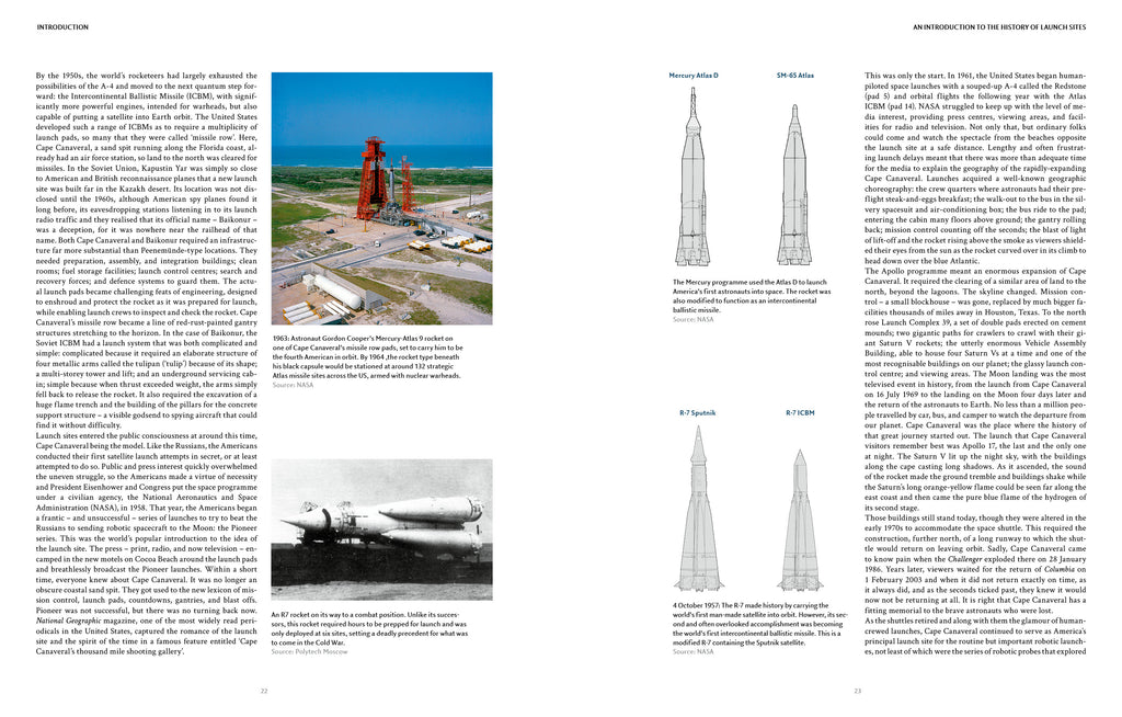 The Atlas of Space Rocket Launch Sites