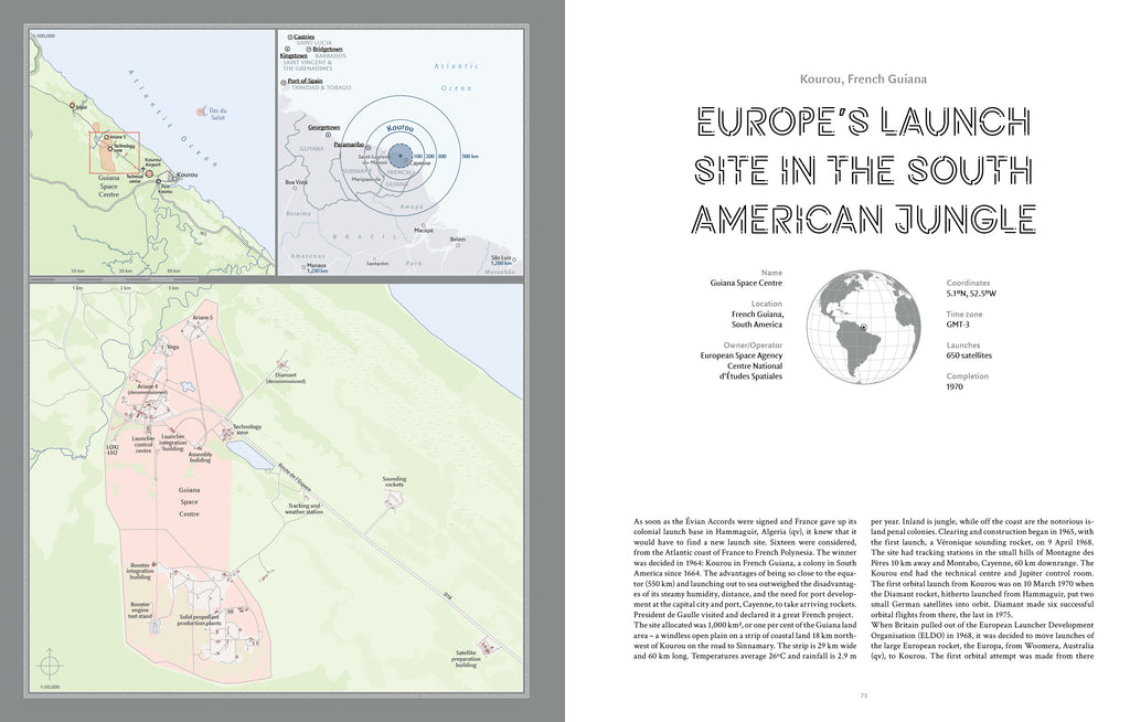 The Atlas of Space Rocket Launch Sites