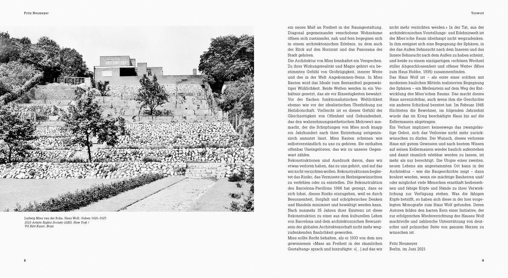 Mies van der Rohe. Villa Wolf in Gubin