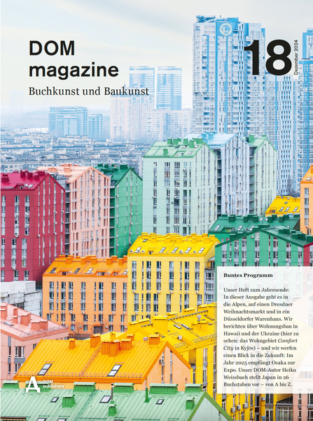 Dom Magazine DOM publishers – Books made by Architects